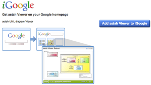 Adding Astah Viewer Gadget on iGoogle