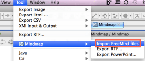Import Free Mind Map to Astah