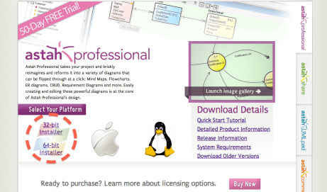 Click to download and select from Win, Mac or Linux