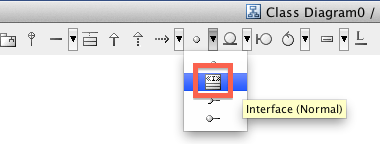 Astah UML Interface