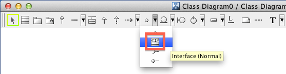 Astah UML Interface