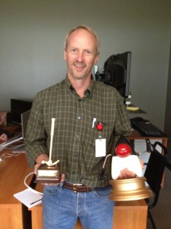 Cam with GoldenHammer Trophy!