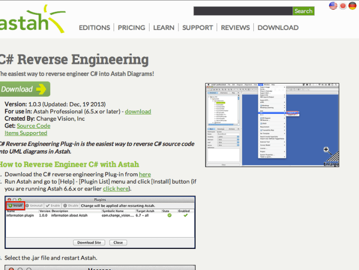C# Reverse engineering Plugin