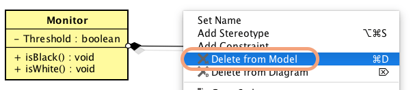 Two ways to delete models in Astah – removing presentation or deleting ...