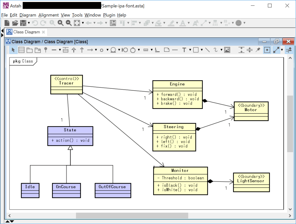 Asta Program Software How to keep diagram view same & clean among different platforms | Astah ...