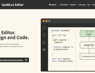 SysMLv2 Editor Released