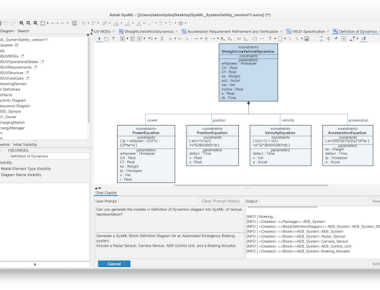Astah System Safety and Astah SysML AI Chat Copilot